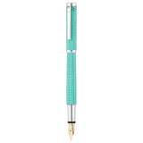 Waldmann Liberty Aquamarine CT 18CT Fountain Pen