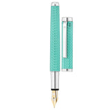 Waldmann Liberty Aquamarine CT 18CT Fountain Pen