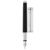Waldmann Liberty Black/Silver CT Fountain Pen