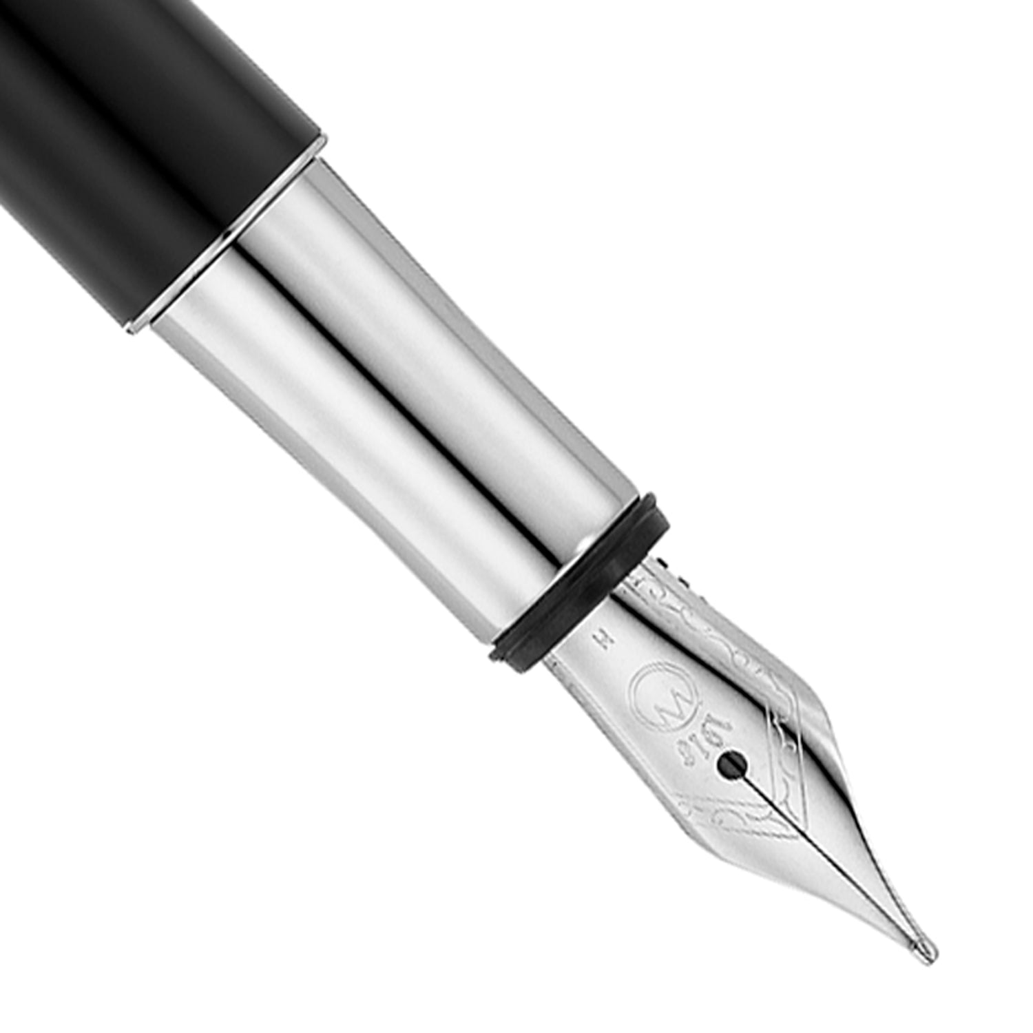 Waldmann Liberty Black/Silver CT Fountain Pen