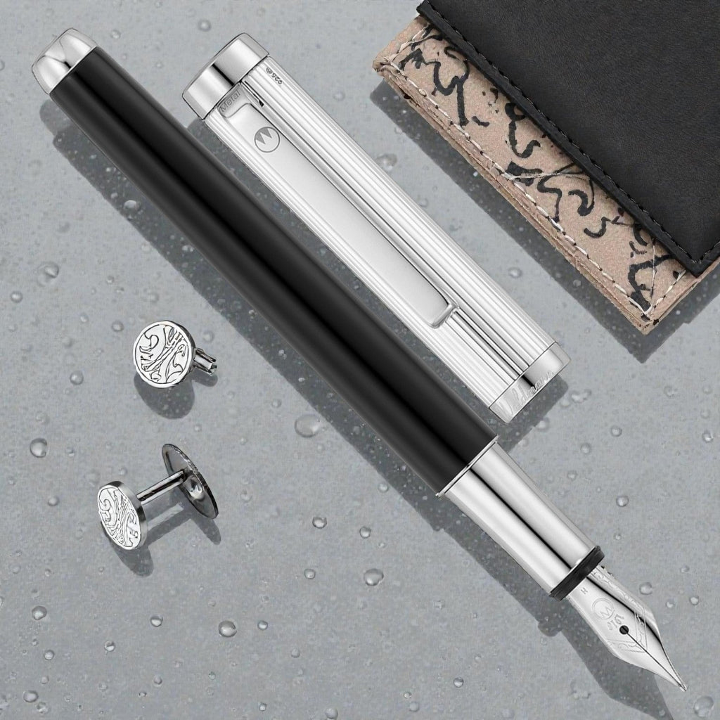 Waldmann Liberty Black/Silver CT Fountain Pen