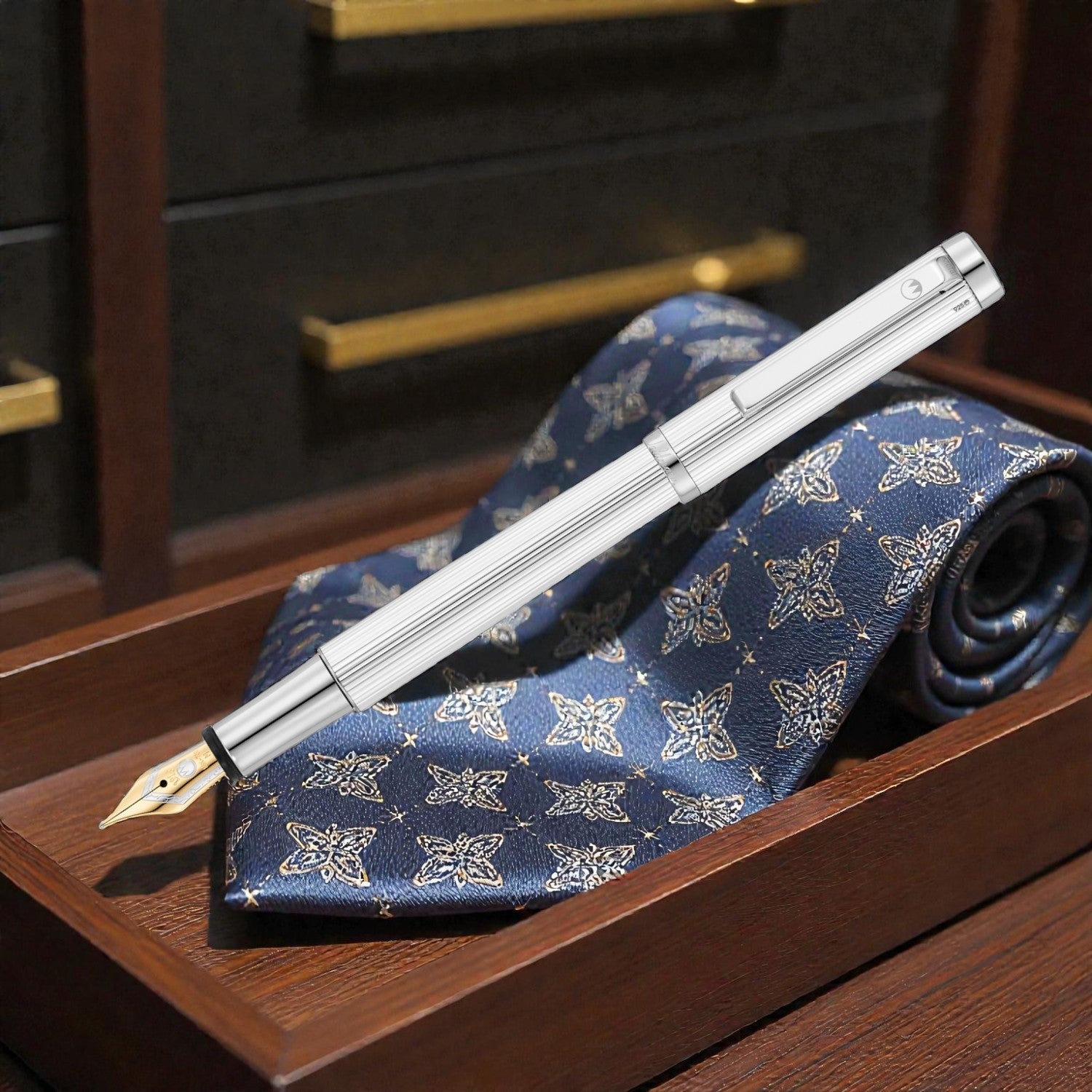 Waldmann Liberty Silver CT 18CT Fountain Pen