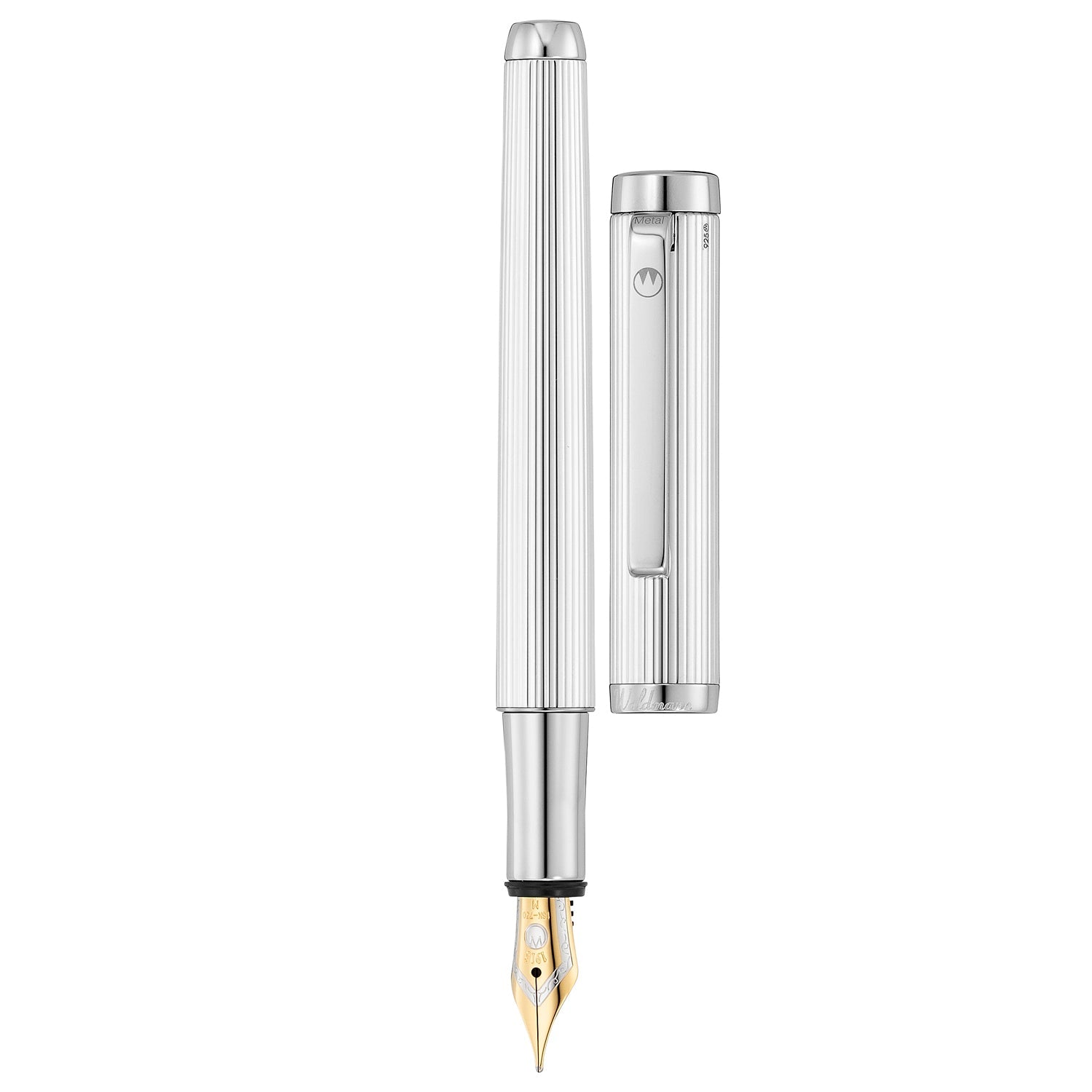 Waldmann Liberty Silver CT 18CT Fountain Pen