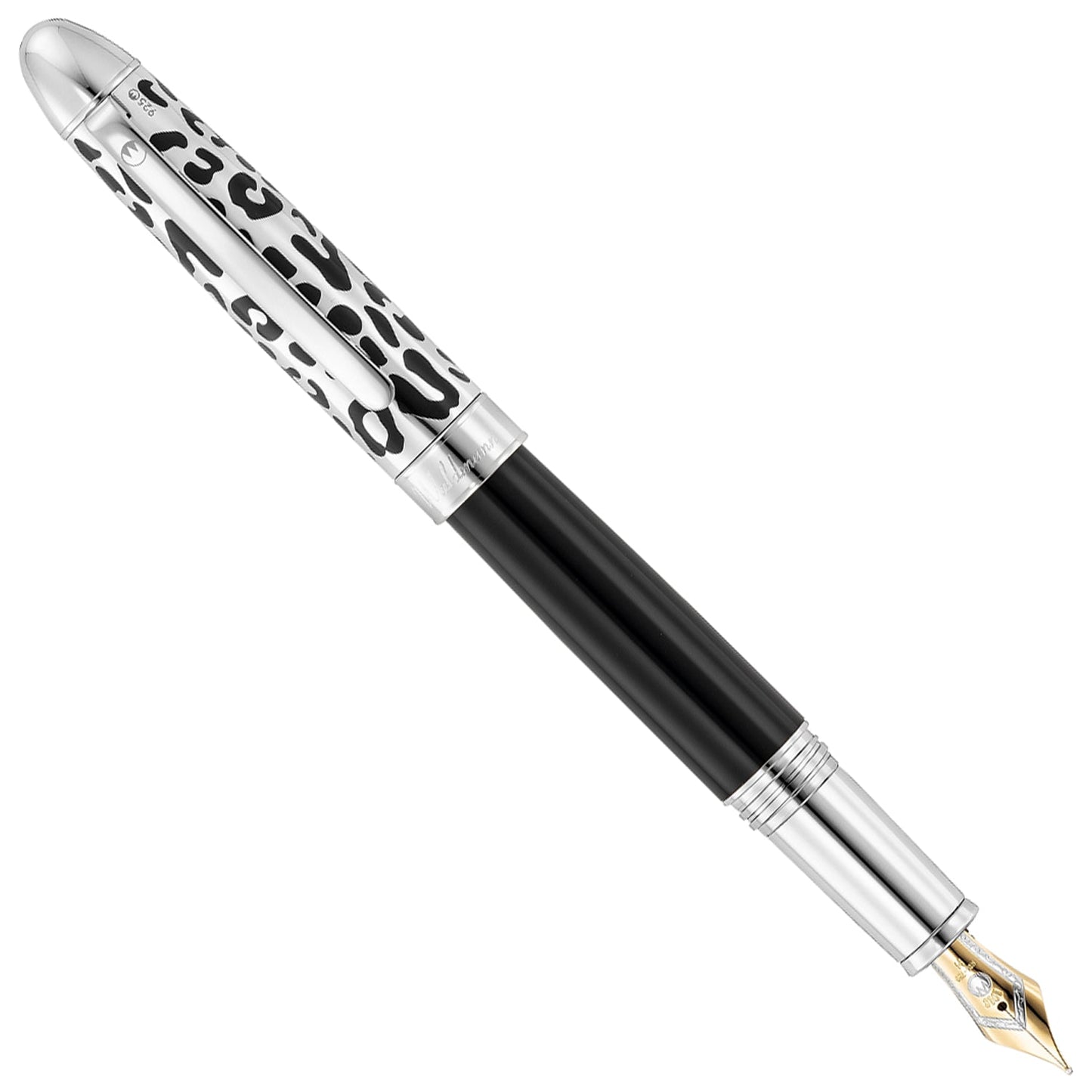 Waldmann Leopard Black CT 18CT Fountain Pen
