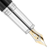 Waldmann Leopard Black CT 18CT Fountain Pen