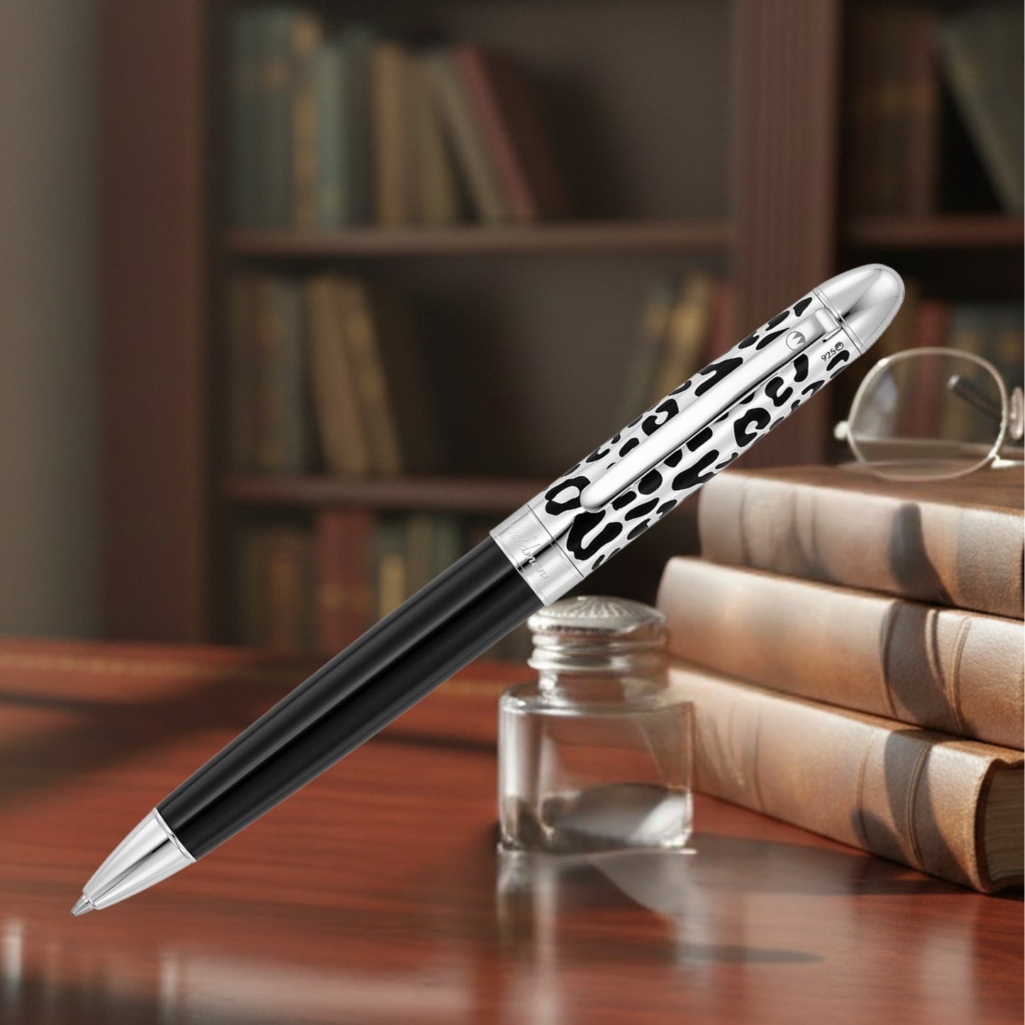 Waldmann Leopard Black CT Ballpoint Pen 10185