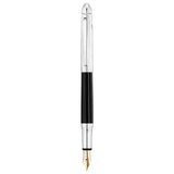 Waldmann Pocket Black/Silver CT 18CT Fountain Pen
