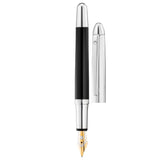 Waldmann Pocket Black/Silver CT 18CT Fountain Pen