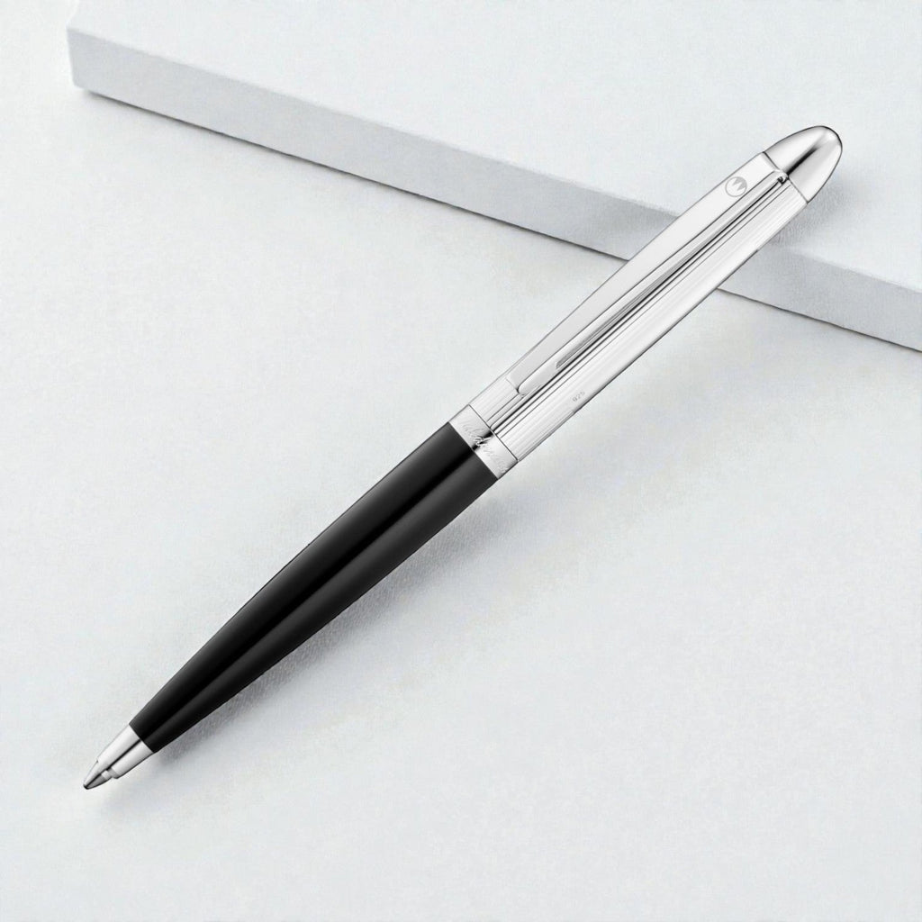 Waldmann Pocket Black/Silver CT Ballpoint Pen 0083