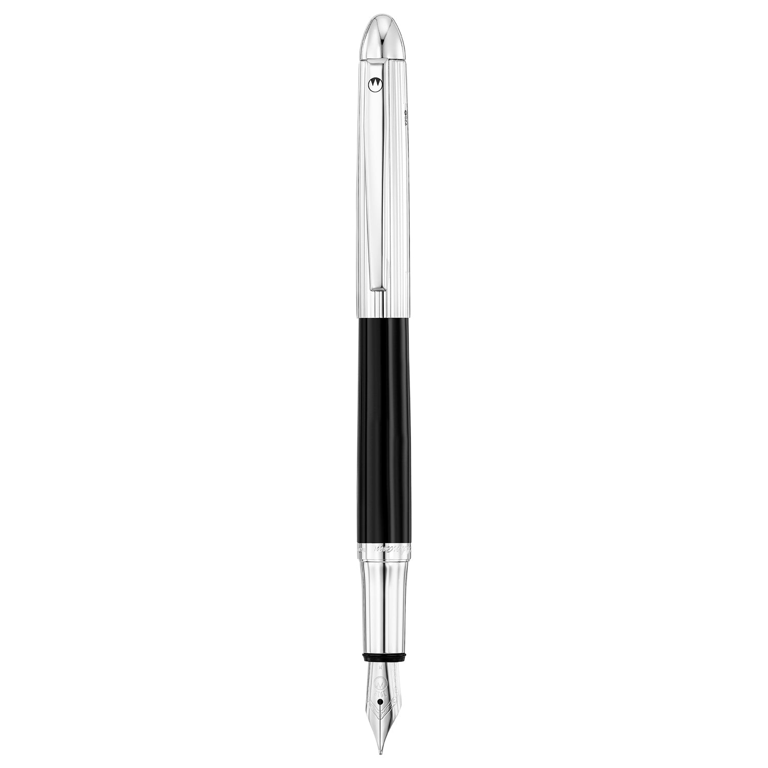 Waldmann Pocket Black/Silver CT Fountain Pen