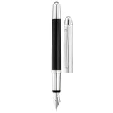 Waldmann Pocket Black/Silver CT Fountain Pen