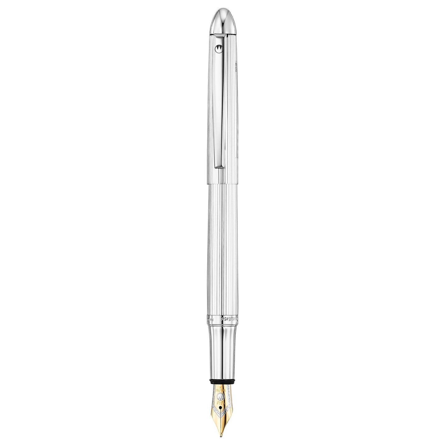 Waldmann Pocket Silver CT 18CT Fountain Pen