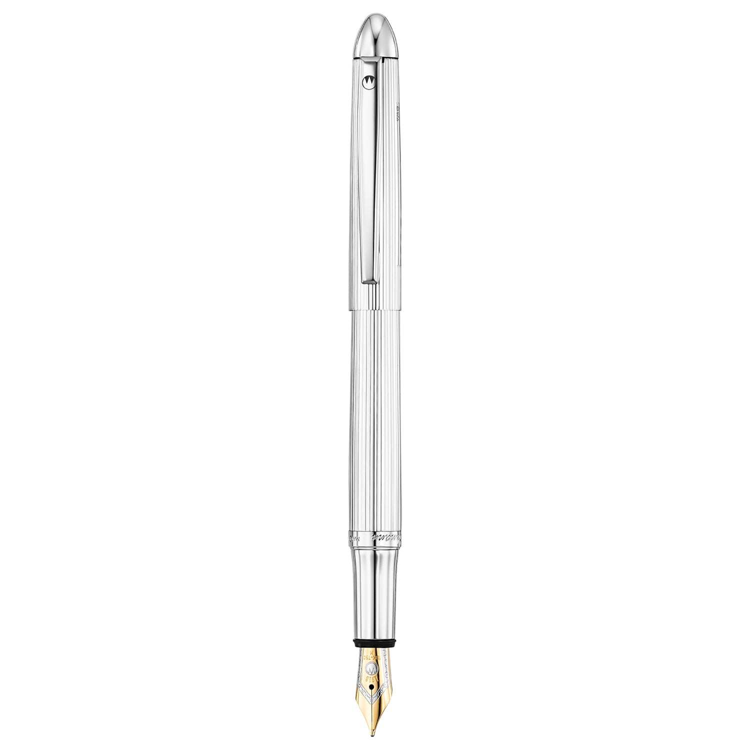 Waldmann Pocket Silver CT 18CT Fountain Pen