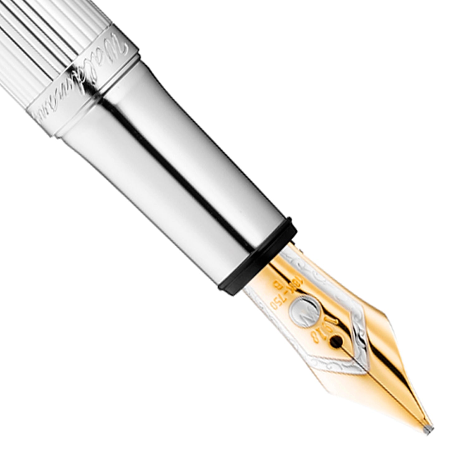 Waldmann Pocket Silver CT 18CT Fountain Pen