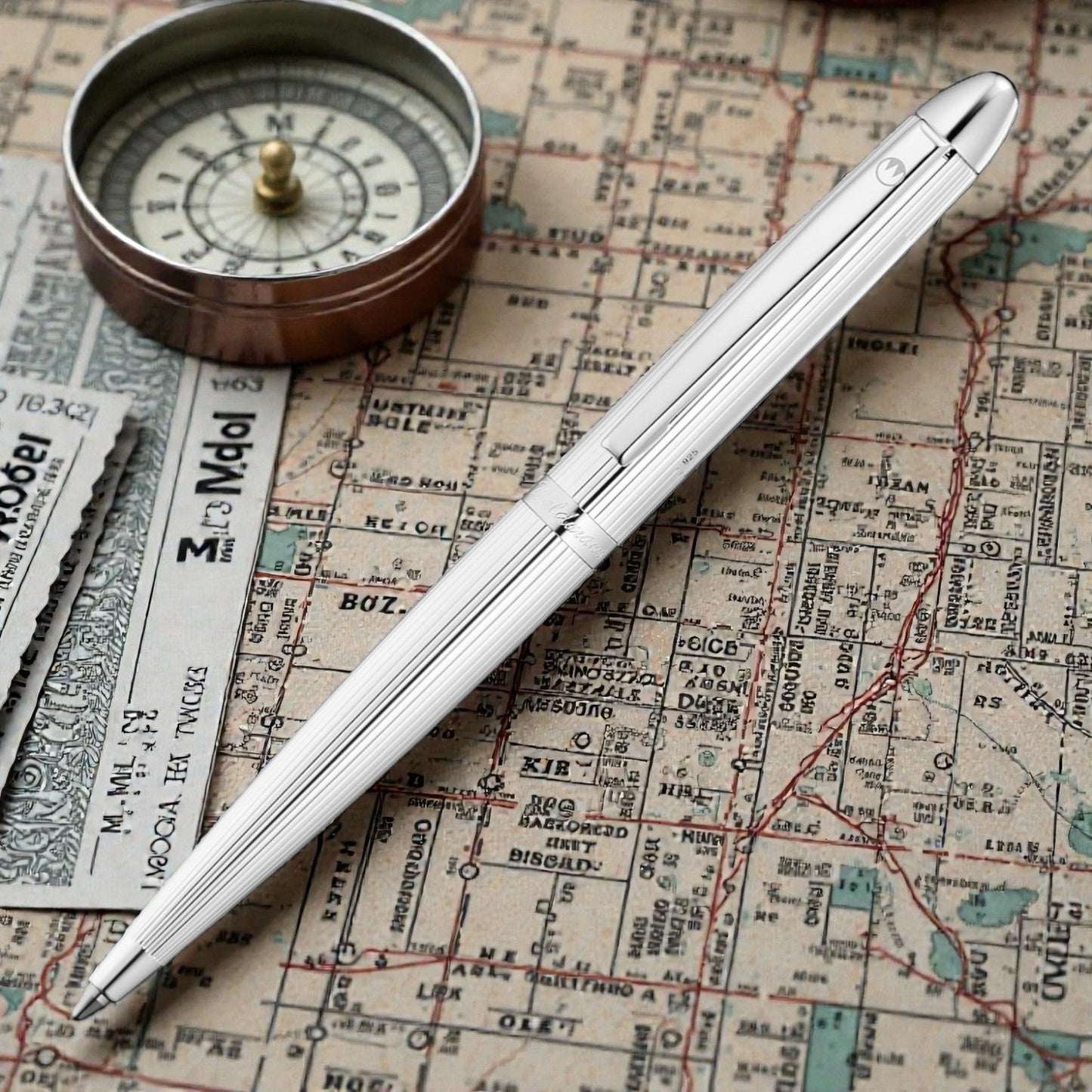 Waldmann Pocket Silver CT Ballpoint Pen 0081