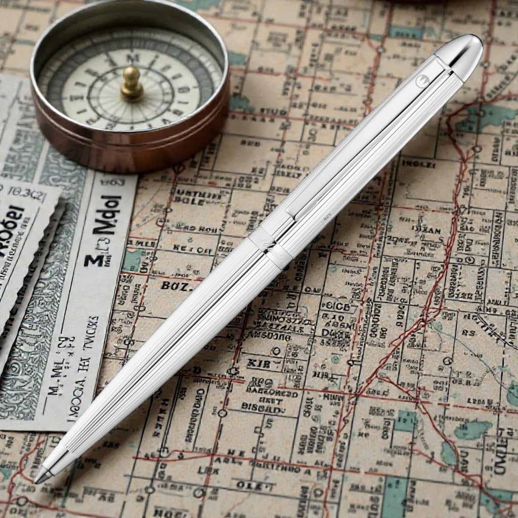 Waldmann Pocket Silver CT Ballpoint Pen 0081