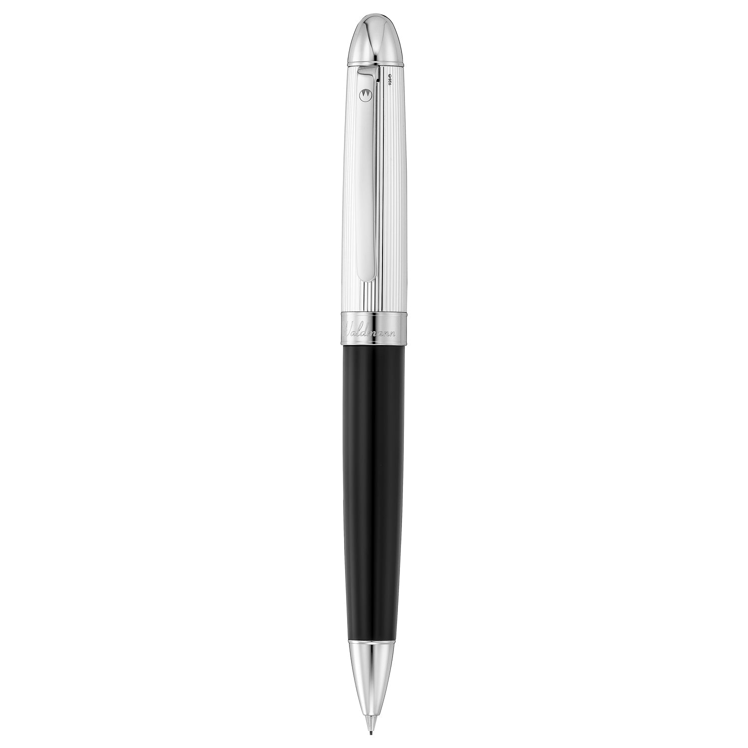 Waldmann Precieux Black/Silver Stripe CT Mechanical Pencil (0.7 MM) 6991