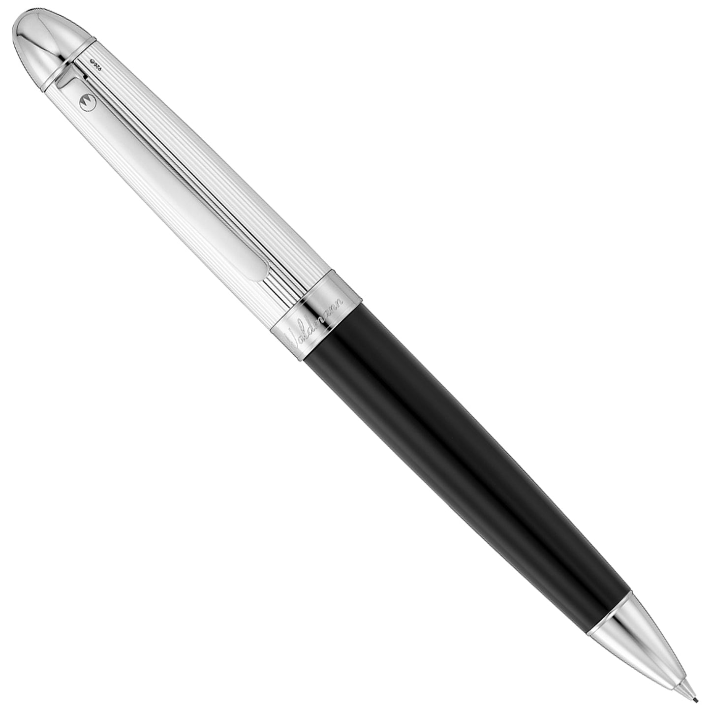 Waldmann Precieux Black/Silver Stripe CT Mechanical Pencil (0.7 MM) 6991
