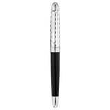 Waldmann Precieux Black/Silver Wave CT 18CT Fountain Pen