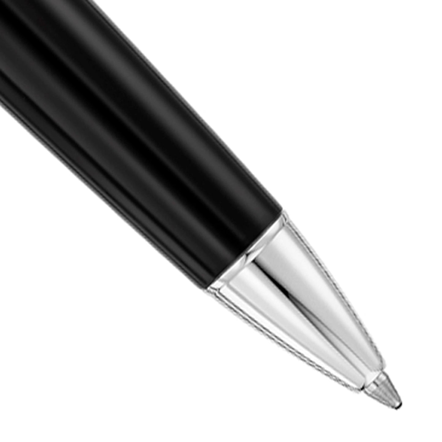 Waldmann Precieux Black/Silver Wave CT Ballpoint Pen 3088