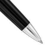 Waldmann Precieux Black/Silver Wave CT Ballpoint Pen 3088