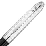 Waldmann Precieux Black/Silver Wave CT Ballpoint Pen 3088