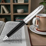 Waldmann Precieux Black/Silver Wave CT Ballpoint Pen 3088