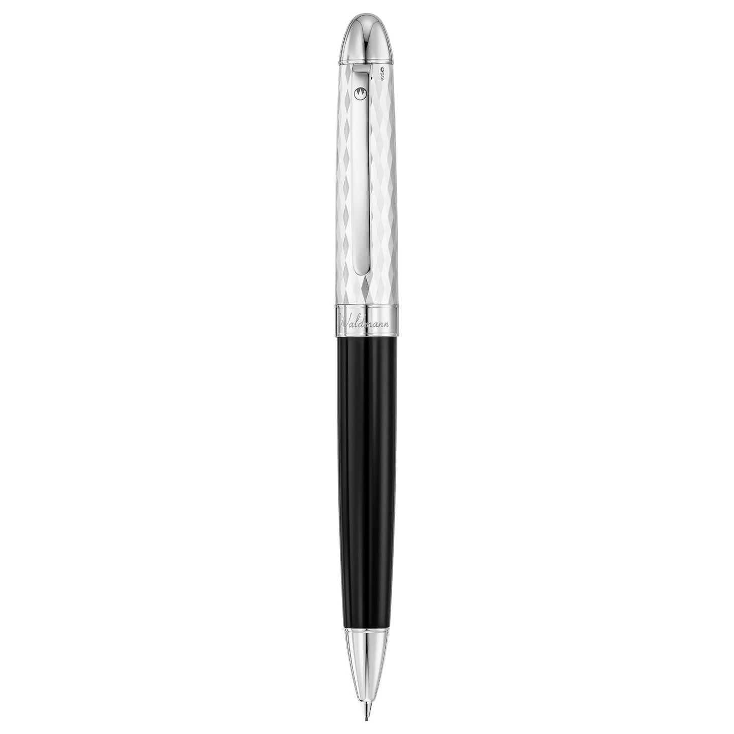 Waldmann Precieux Black/Silver Wave CT Mechanical Pencil (0.7 MM) 3087