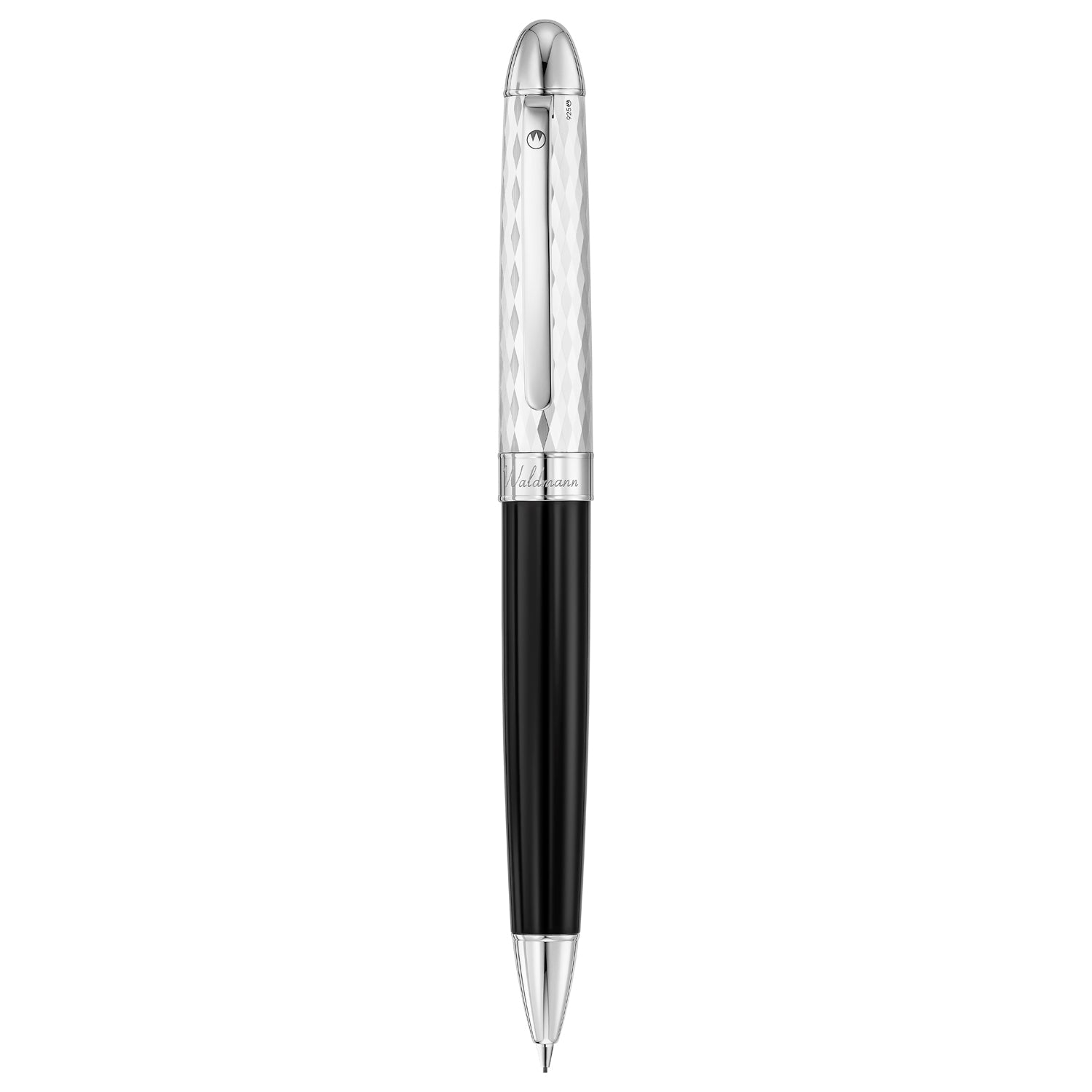 Waldmann Precieux Black/Silver Wave CT Mechanical Pencil (0.7 MM) 3087