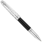 Waldmann Precieux Black/Silver Wave CT Roller Ball Pen 3095
