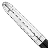 Waldmann Precieux Black/Silver Wave CT Roller Ball Pen 3095