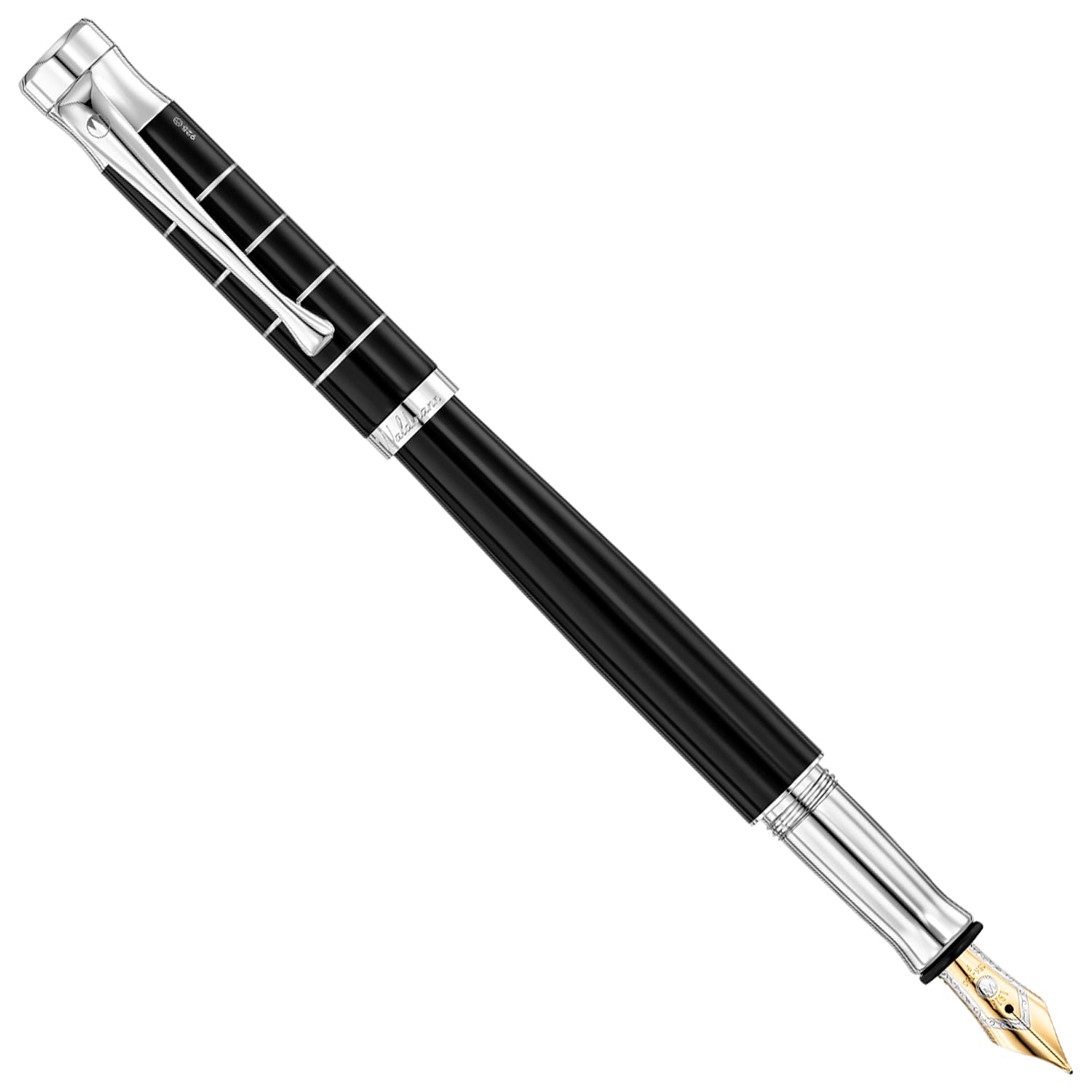 Waldmann Tango Black CT 18CT Fountain Pen