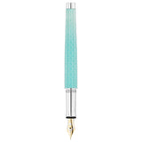 Waldmann Tango Brilliant Aquamarine CT 18CT Fountain Pen