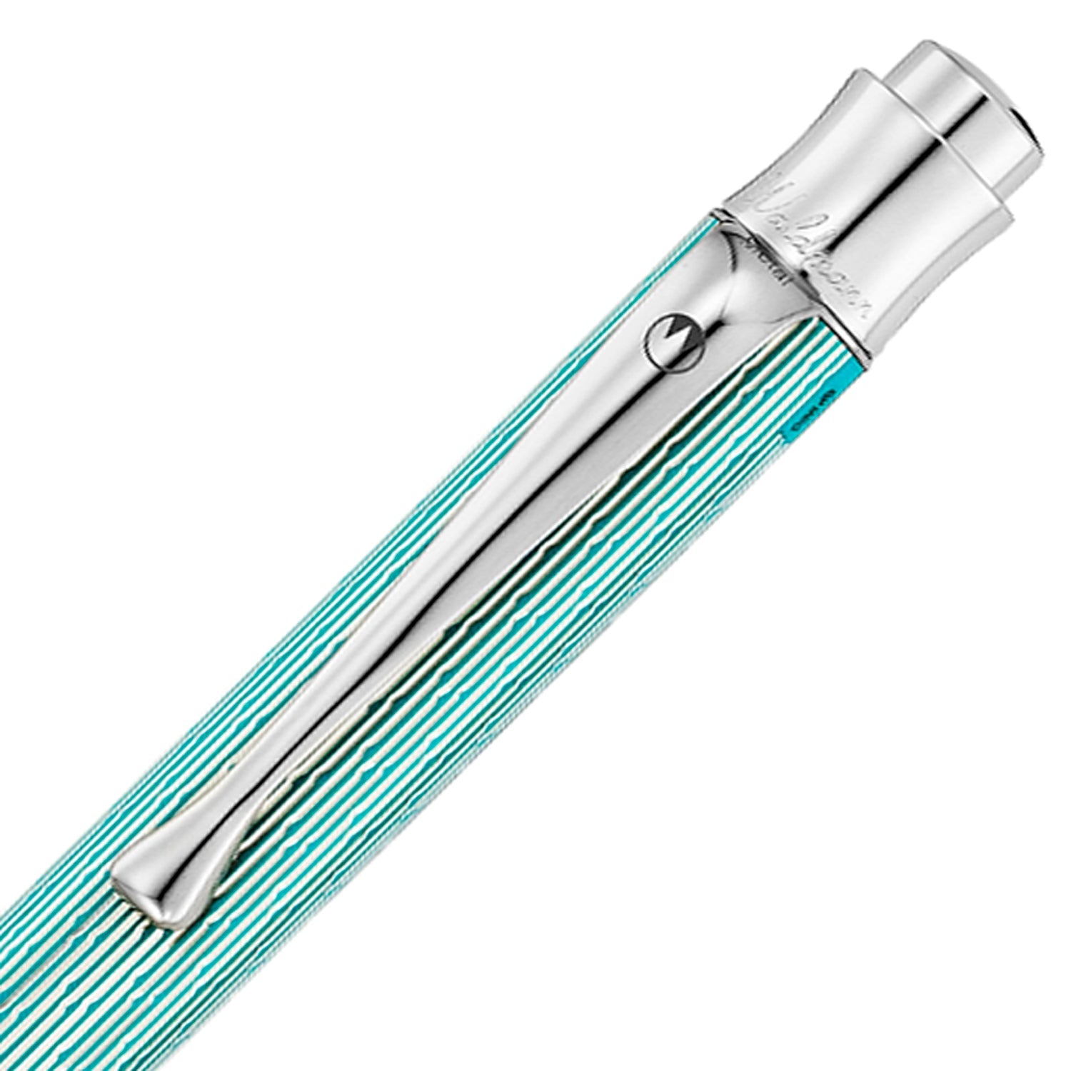 Waldmann Tango Brilliant Aquamarine CT Ballpoint Pen 7054