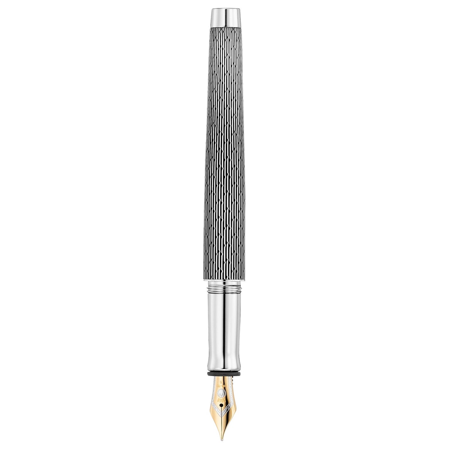 Waldmann Tango Brilliant Black CT 18CT Fountain Pen