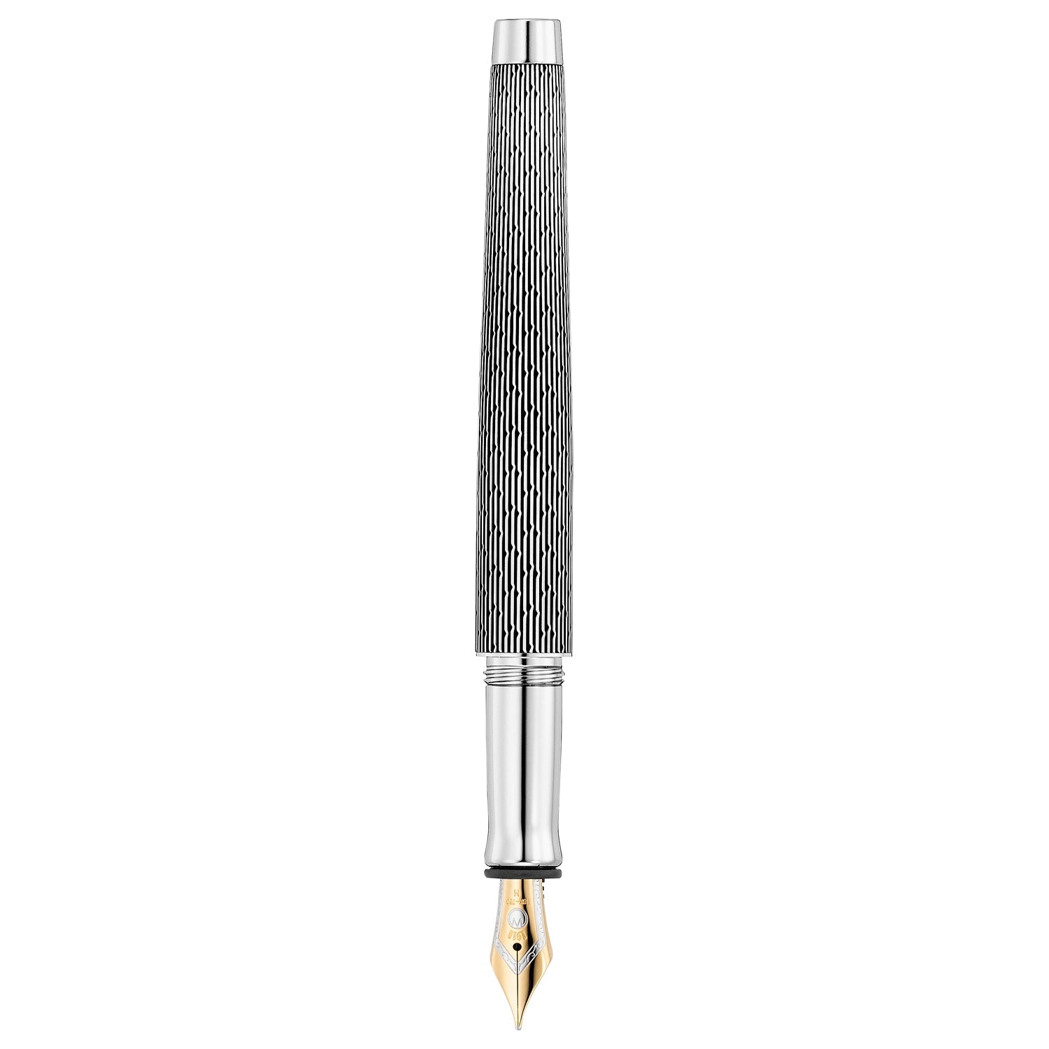 Waldmann Tango Brilliant Black CT 18CT Fountain Pen