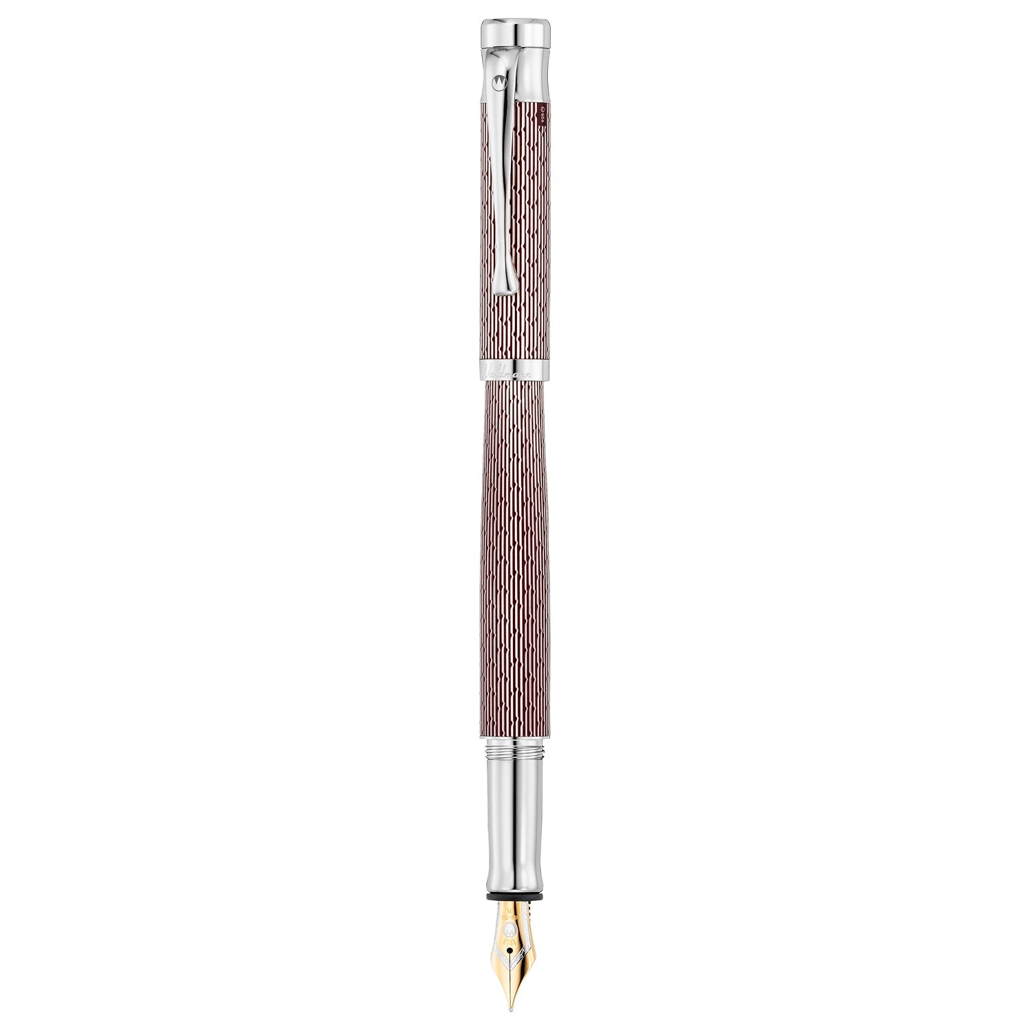 Waldmann Tango Brilliant Burgundy CT 18CT Fountain Pen
