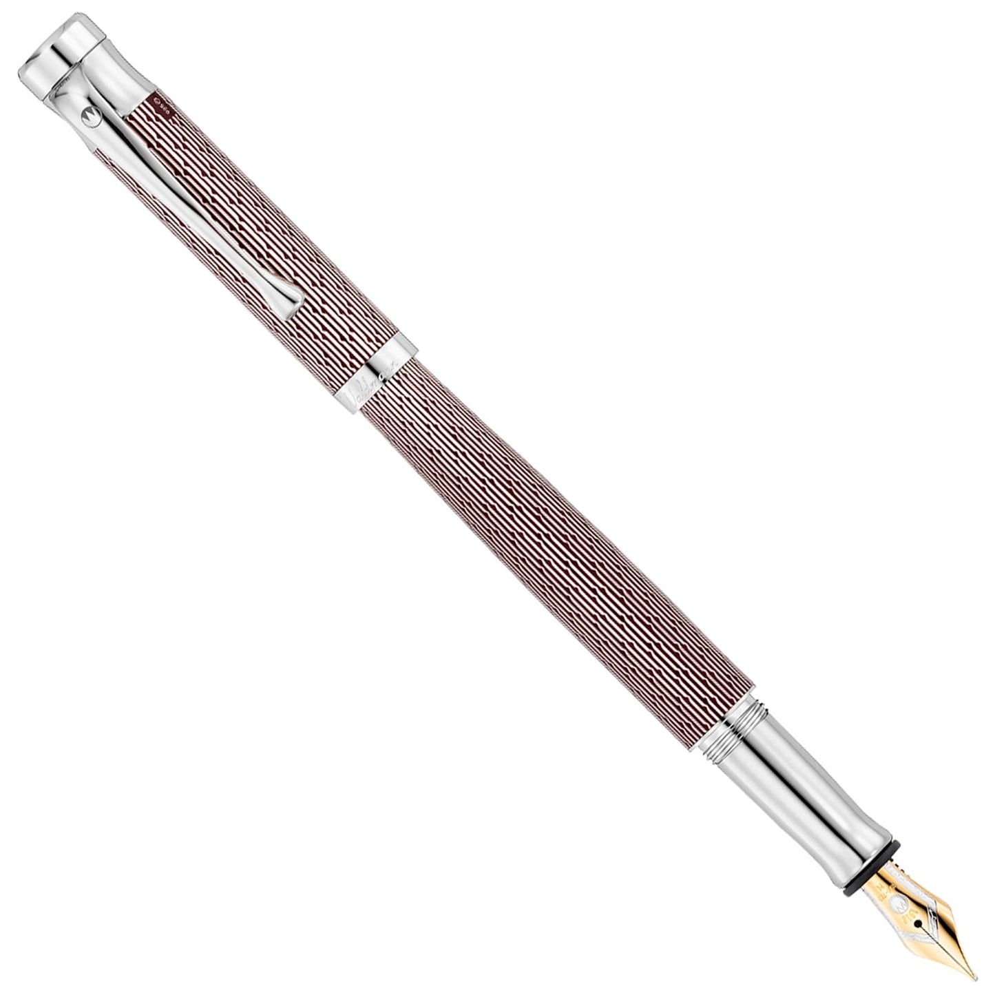 Waldmann Tango Brilliant Burgundy CT 18CT Fountain Pen