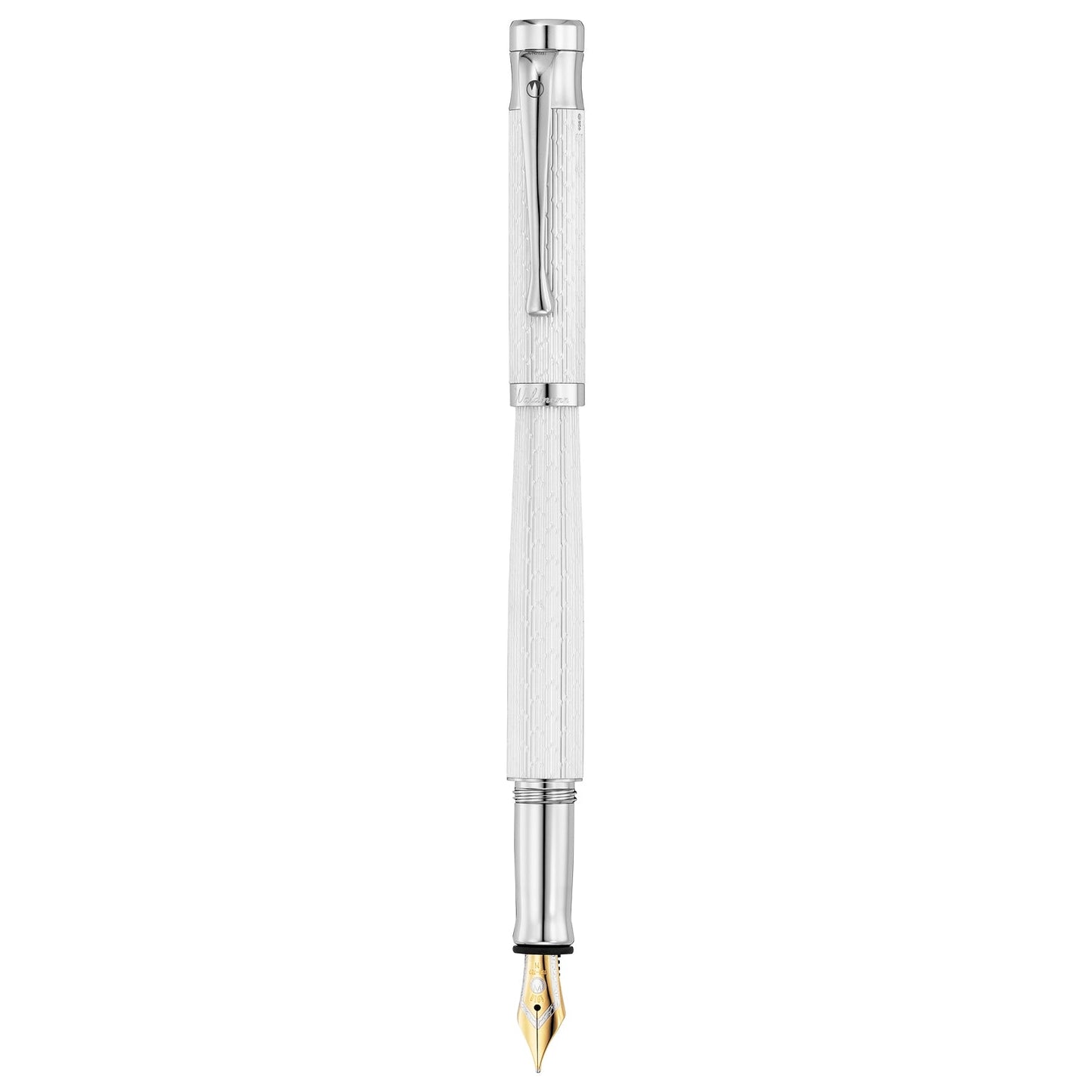 Waldmann Tango Brilliant White CT 18CT Fountain Pen