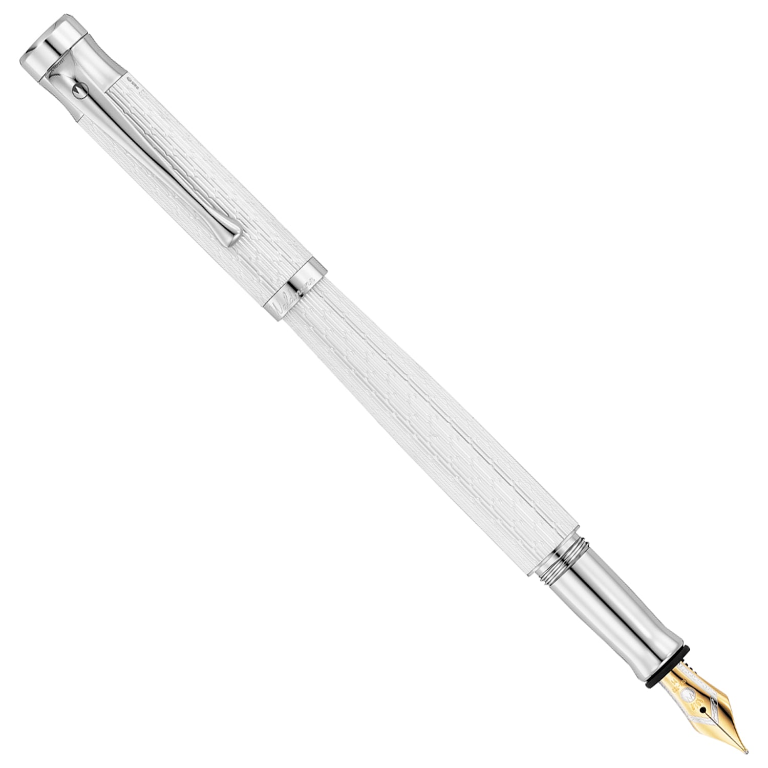 Waldmann Tango Brilliant White CT 18CT Fountain Pen