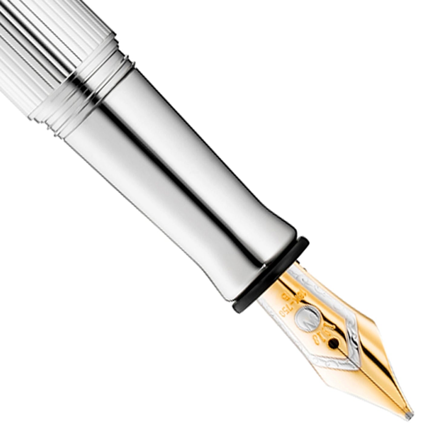 Waldmann Tango Silver Stripe CT 18CT Fountain Pen