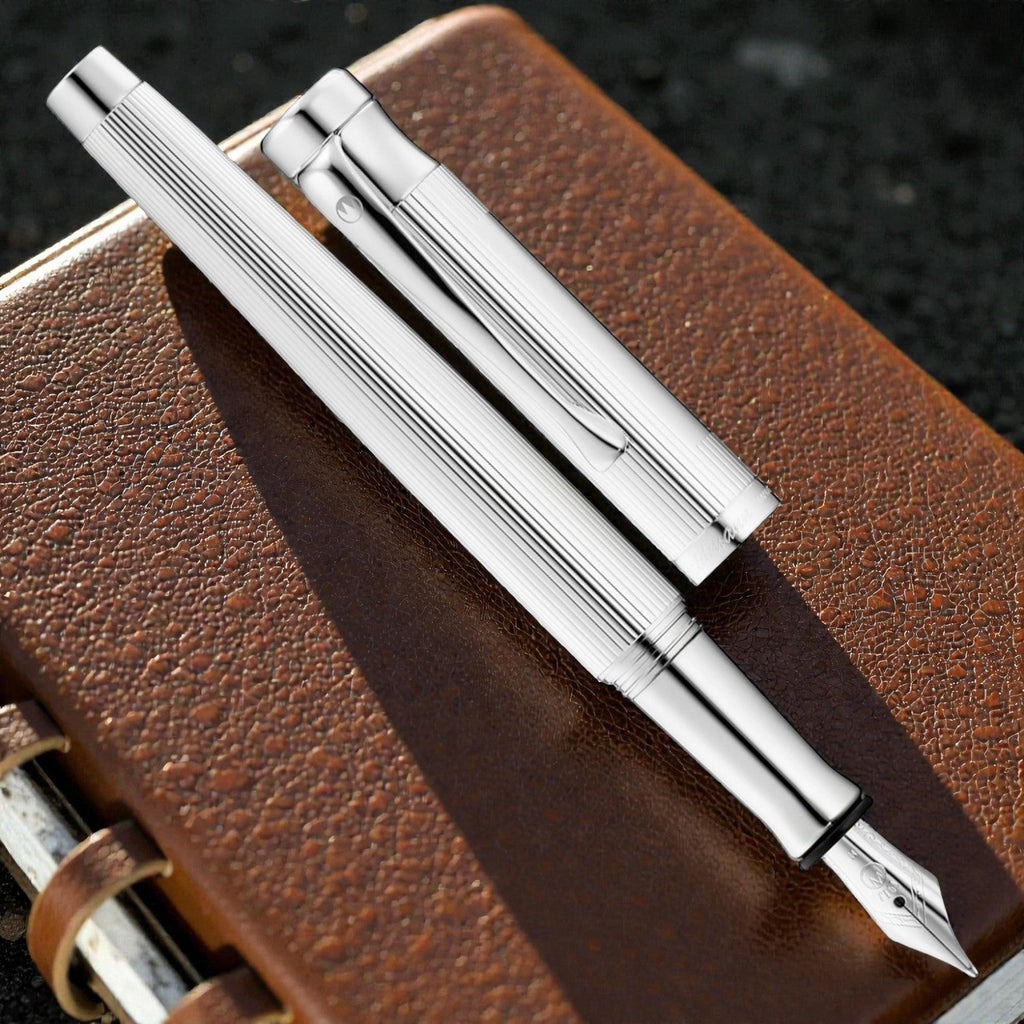 Waldmann Tango Silver Stripe CT Fountain Pen