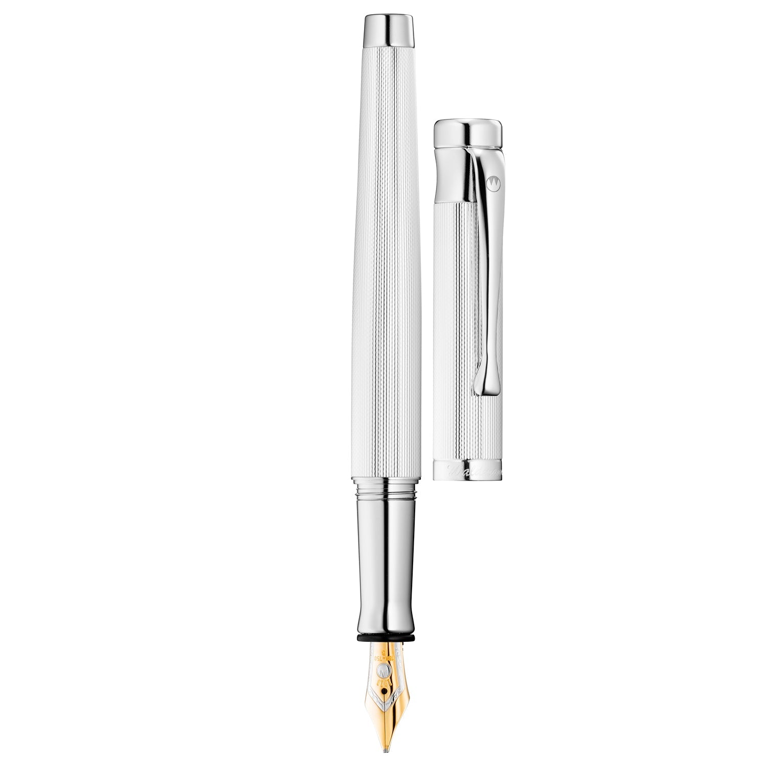 Waldmann Tango Silver Barley CT 18CT Fountain Pen