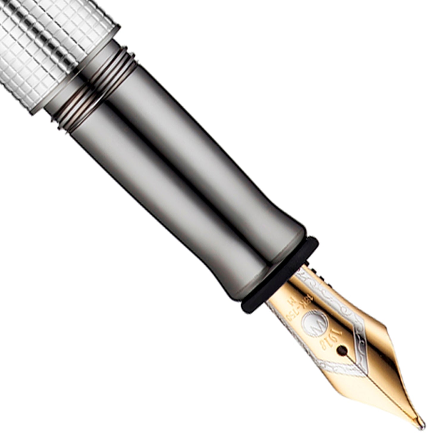 Waldmann Tango Silver Square RT 18CT Fountain Pen