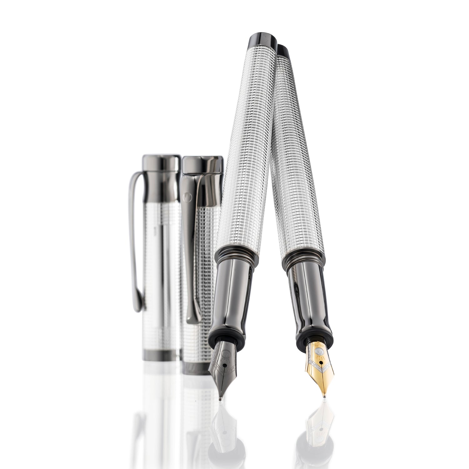 Waldmann Tango Silver Square RT Fountain Pen