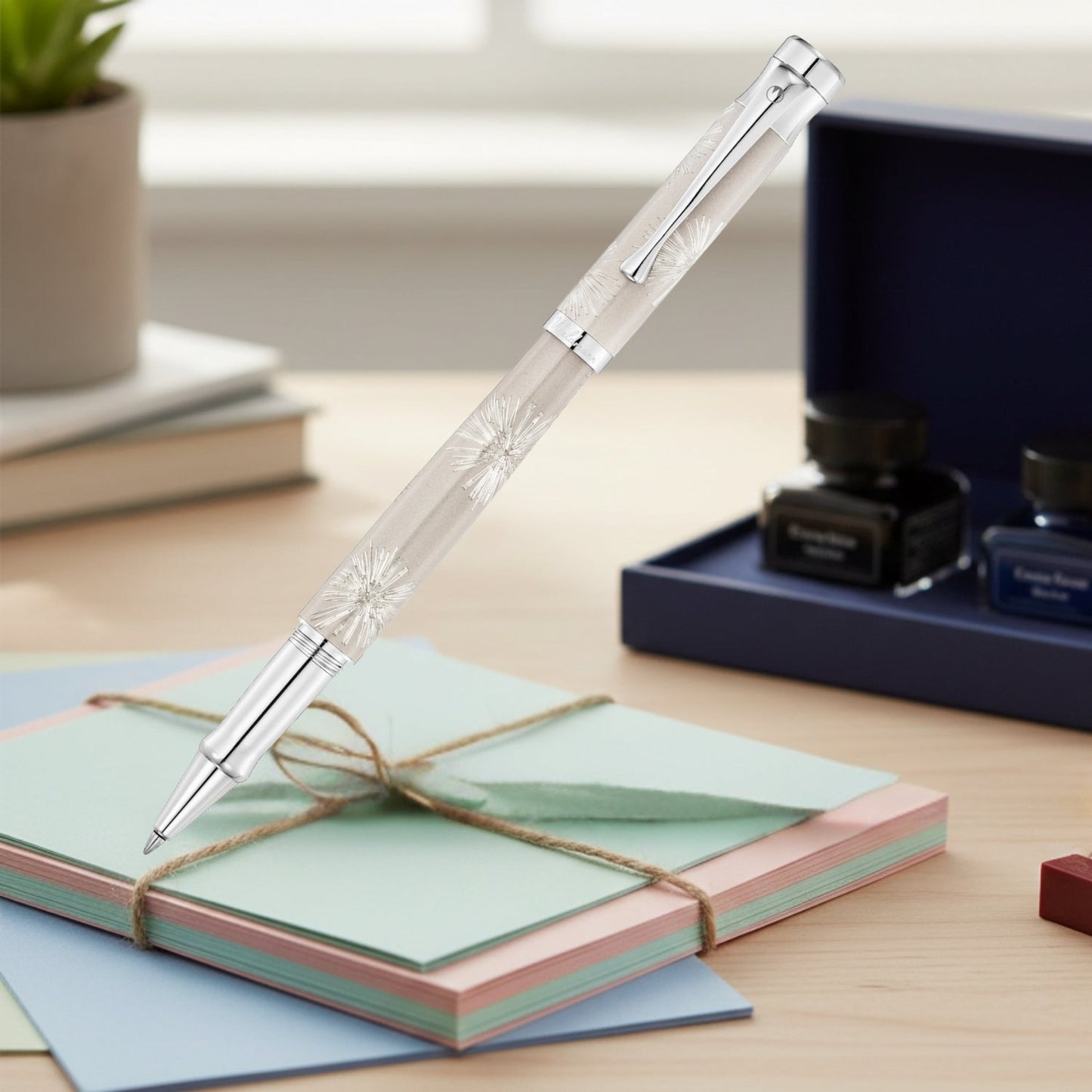Waldmann Tango Starburst Galaxy Grey CT Roller Ball Pen 9437 (Limited Edition)