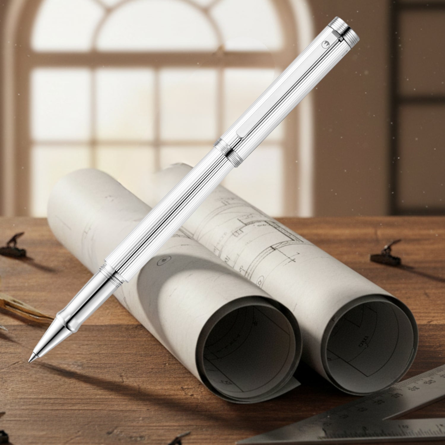Waldmann Tapio Silver CT Roller Ball Pen 8710