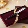 Waldmann Tuscany Black/Silver CT Ballpoint Pen 0048