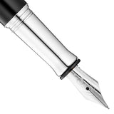 Waldmann Tuscany Black/Silver CT Fountain Pen