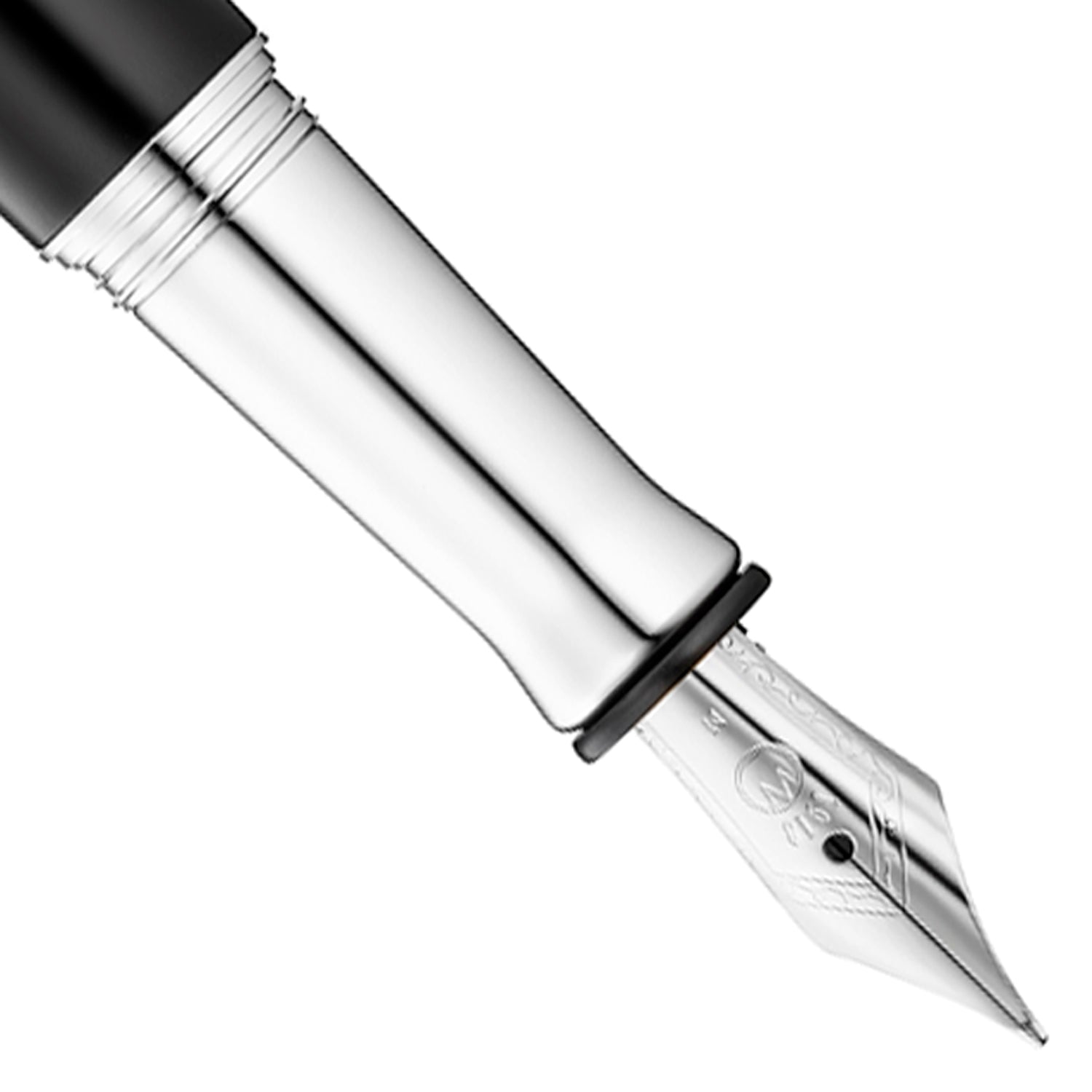 Waldmann Tuscany Black/Silver CT Fountain Pen